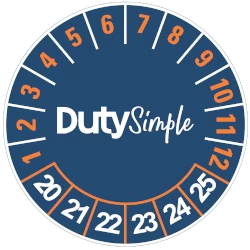 DutySimple Logo Plakette